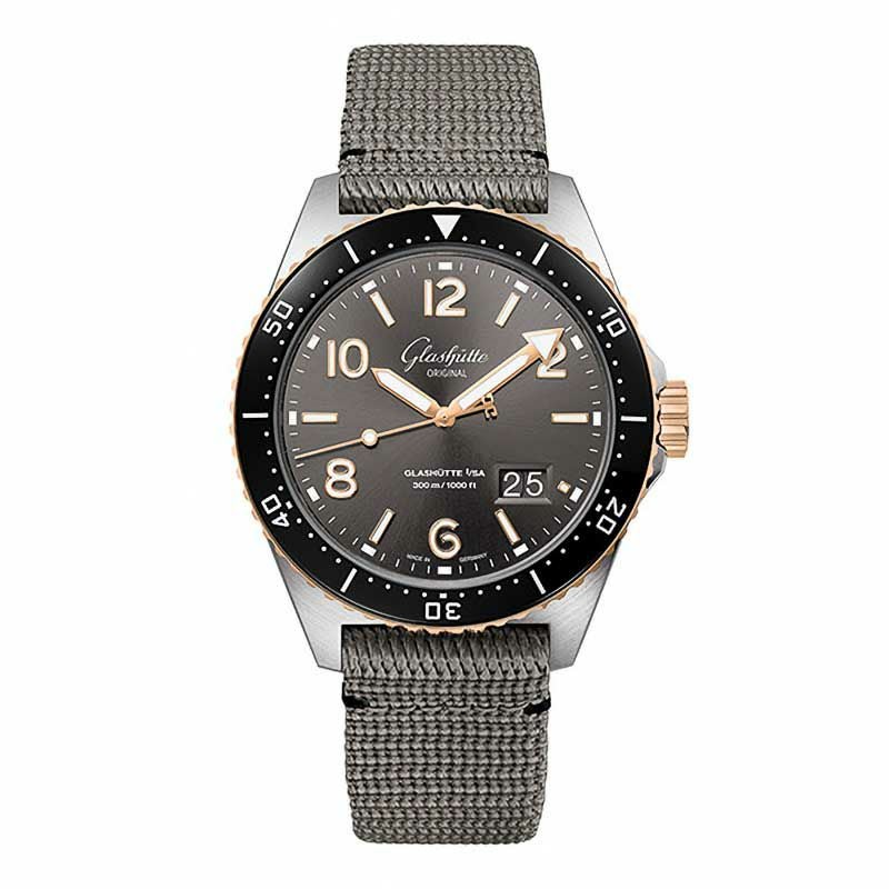 GLASHUTTE ORIGINAL SeaQ Panorama Date グラスヒュッテ・オリジナル シーキュー パノラマデイト 1-36-13-04-91-34