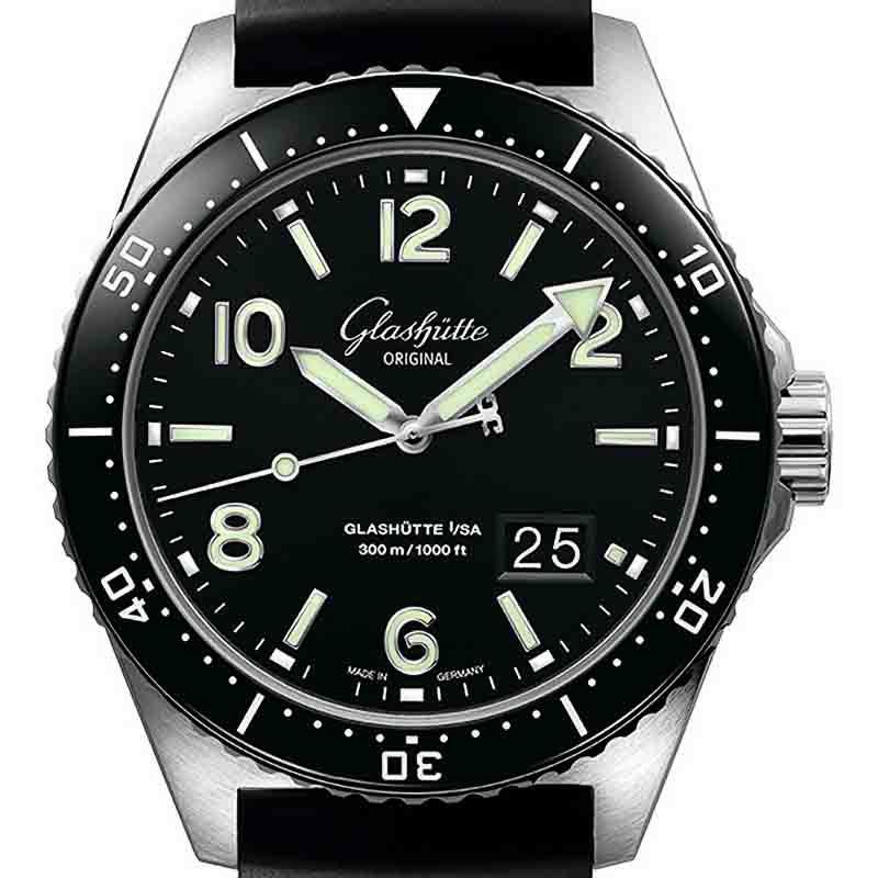 GLASHUTTE ORIGINAL SeaQ Panorama Date グラスヒュッテ・オリジナル シーキュー パノラマデイト 1-36-13-01-80-33
