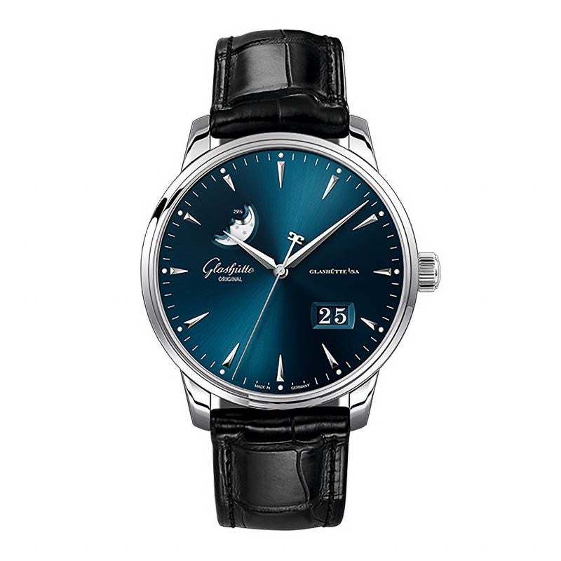 GLASHUTTE ORIGINAL Senator Excellence Panorama Date Moon Phase グラスヒュッテ・オリジナル セネタ・エクセレンス・パノラマデイト・ムーンフェーズ 1-36-04-04-02-50