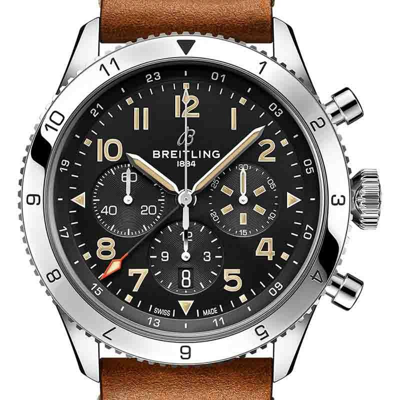 BREITLING SUPER AVI B04 CHRONOGRAPH GMT 46 P-51 Mustang ブライトリング スーパー アヴィ B04 クロノグラフ GMT 46 P-51 マスタング AB04453A1B1X1