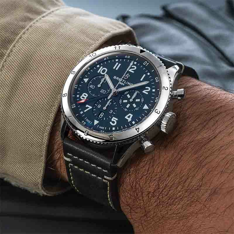 BREITLING SUPER AVI B04 CHRONOGRAPH GMT 46 Tribute to Vought F4U Corsair ブライトリング スーパー アヴィ B04 クロノグラフ GMT 46 トリビュート トゥヴォート F4U コルセア AB04451A1C1X1