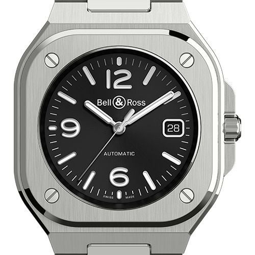Bell & Ross BR 05 BLACK STEEL ベル&ロス BR 05 ブラック スティール BR05A-BL-ST/SST