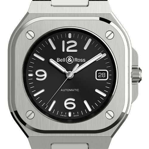 Bell & Ross BR 05 BLACK STEEL ベル&ロス BR 05 ブラック スティール BR05A-BL-ST/SRB