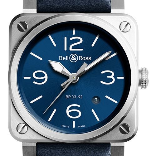Bell & Ross BR 03-92 BLUE STEEL ベル&ロス BR 03-92 ブルー スティール BR0392-BLU-ST/SCA