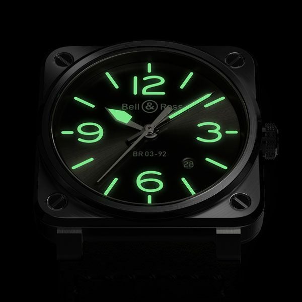 Bell & Ross BR 03-92 BLUE STEEL ベル&ロス BR 03-92 ブルー スティール BR0392-BLU-ST/SCA