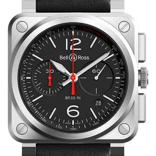 Bell & Ross BR 03-94 BLACK STEEL ベル&ロス BR 03-94 ブラックスティール BR0394-BLC-ST/SCA