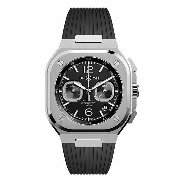 Bell & Ross BR 05 CHRONO BLACK STEEL ベル&ロス BR 05 クロノ ブラック スティール BR05C-BL-ST/SRB