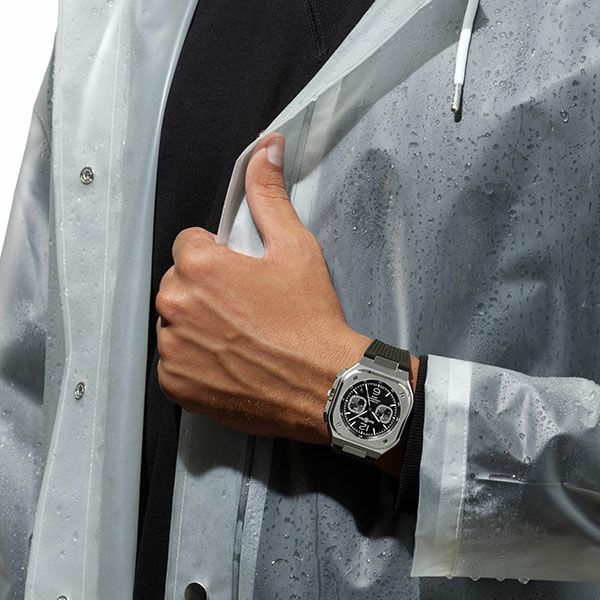 Bell & Ross BR 05 CHRONO BLACK STEEL ベル&ロス BR 05 クロノ ブラック スティール BR05C-BL-ST/SRB