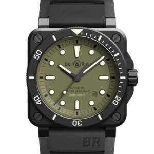 Bell & Ross BR 03-92 DIVER MILITARY ベル&ロス BR 03-92 ダイバー ミリタリー BR0392-D-KA-CE/SRB