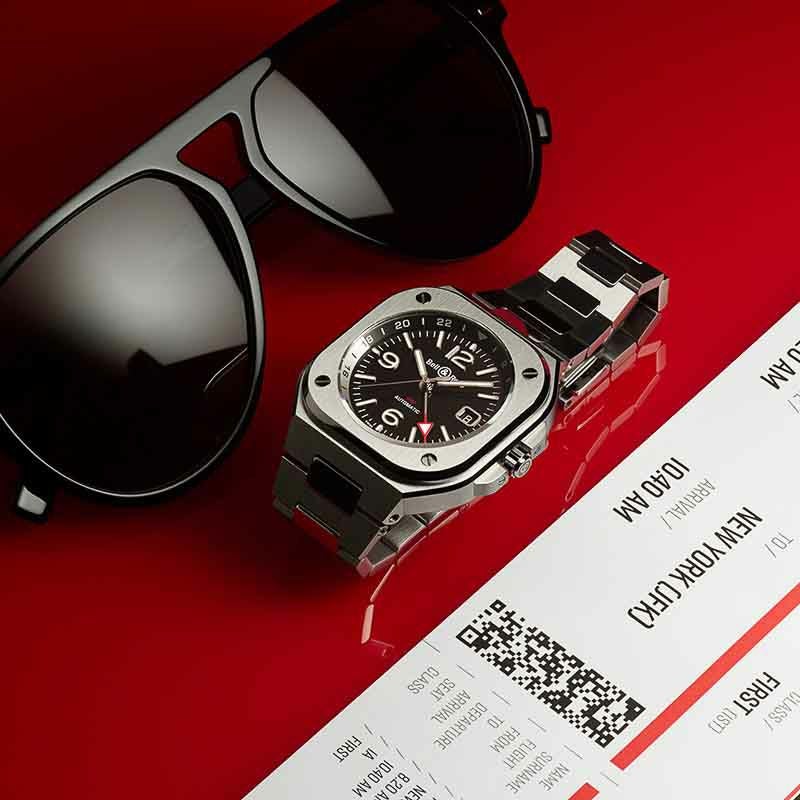 Bell & Ross BR 05 GMT ベル&ロス BR 05 GMT BR05G-BL-ST/SST