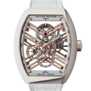 FRANCK MULLER VANGUARD 7 DAYS POWER RESERVE SKELETON フランク ミュラー ヴァンガード 7デイズ パワーリザーブ スケルトン V45S6SQTSTG ACBC
