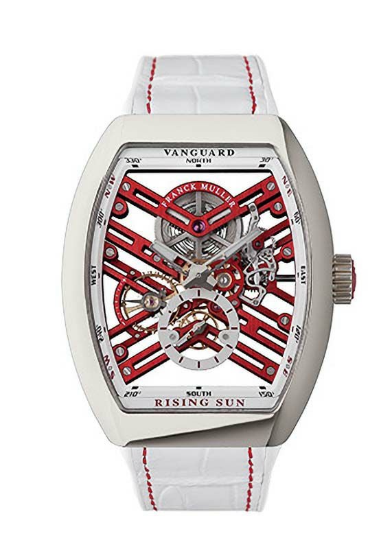 FRANCK MULLER VANGUARD 7 DAYS POWER RESERVE SKELETON RISING SUN フランク ミュラー ヴァンガード 7デイズ パワーリザーブ スケルトン ライジング サン V45S6SQTRSUN ACRG