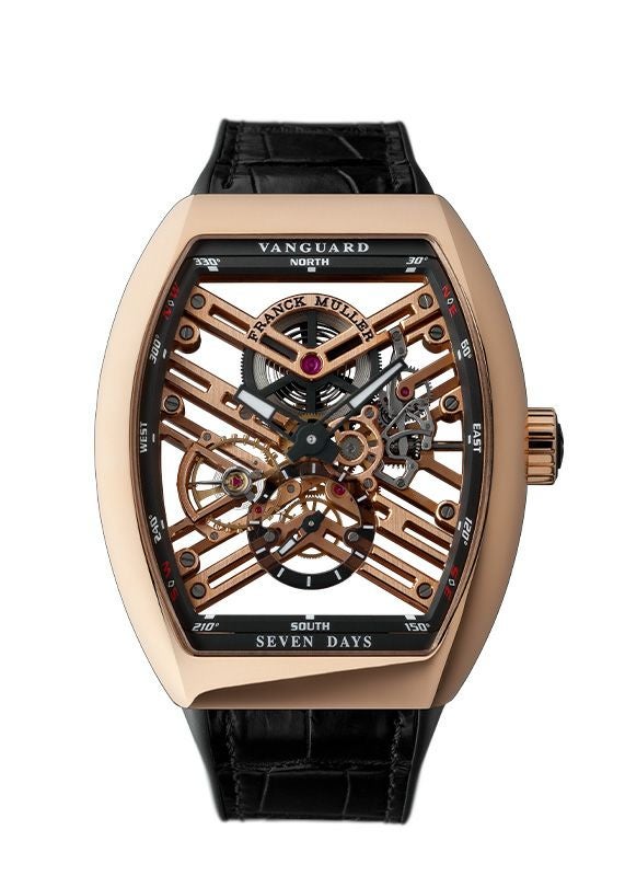 FRANCK MULLER VANGUARD 7 DAYS POWER RESERVE SKELETON フランク ミュラー ヴァンガード 7デイズ パワーリザーブ スケルトン V45S6SQT 5NNR