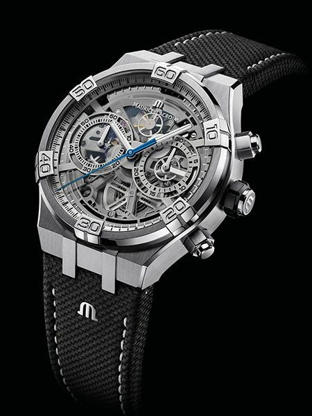 MAURICE LACROIX AIKON CHRONOGRAPH SKELETON モーリス・ラクロア アイコン クロノグラフ スケルトン AI6098-SS001-090-1