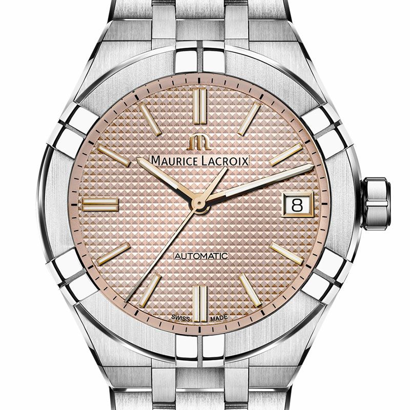 MAURICE LACROIX AIKON AUTOMATIC 39 mm Ecru Dial モーリス・ラクロア アイコン オートマティック 39 mm エクリュ ダイアル AI6007-SS002-731-1