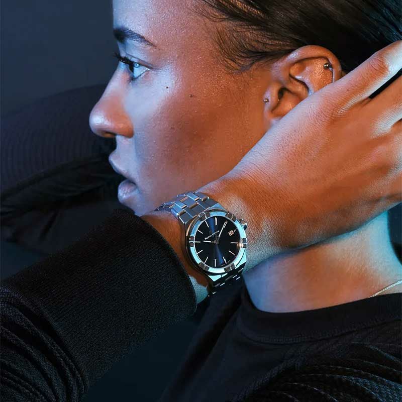 MAURICE LACROIX AIKON QUARTZ 40 mm モーリス・ラクロア アイコン クォーツ 40 mm AI1108-SS002-330-1