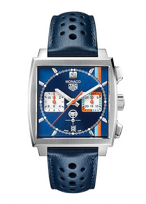 TAG Heuer MONACO CALIBRE HEUER 02 GULF SPECIAL EDITION タグ・ホイヤー モナコ キャリバー ホイヤー02 ガルフ スペシャルエディション CBL2115.FC6494