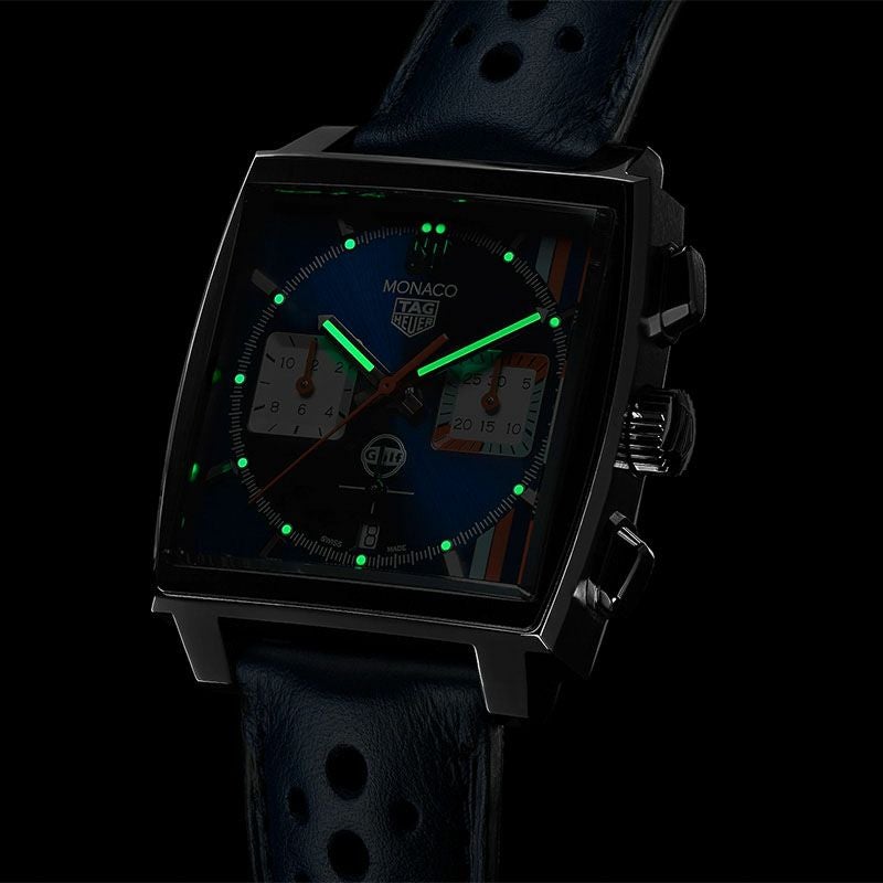 TAG Heuer MONACO CALIBRE HEUER 02 GULF SPECIAL EDITION タグ・ホイヤー モナコ キャリバー ホイヤー02 ガルフ スペシャルエディション CBL2115.FC6494