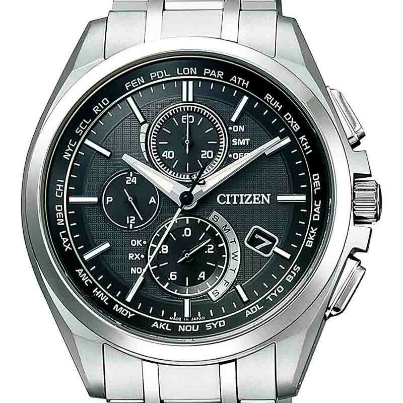 ATTESA Eco-Drive Radio Controlled Watch Direct Flight アテッサ エコ・ドライブ電波時計 ダイレクトフライト AT8040-57E