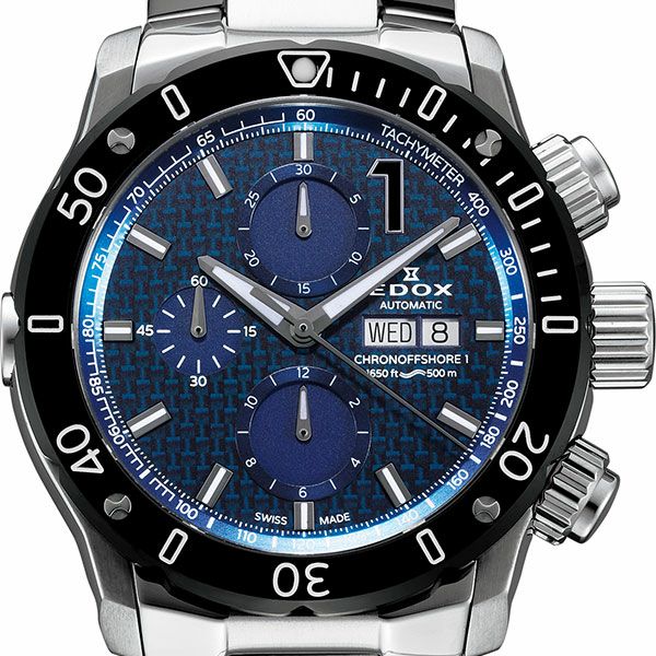 EDOX CHRONOFFSHORE-1 CHRONOGRAPH エドックス クロノオフショア1 クロノグラフ 01122-3M-BUIN1