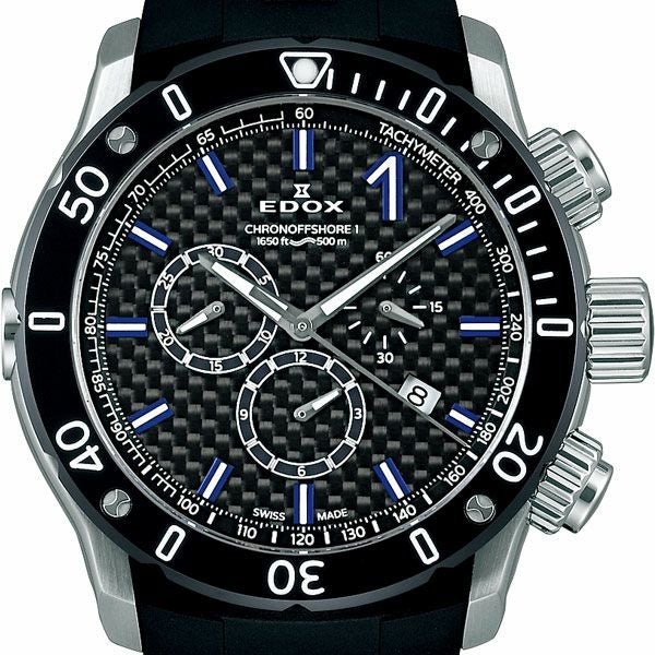 EDOX CHRONOFFSHORE-1 CHRONOGRAPH エドックス クロノオフショア1 クロノグラフ 10221-3-NIBU2