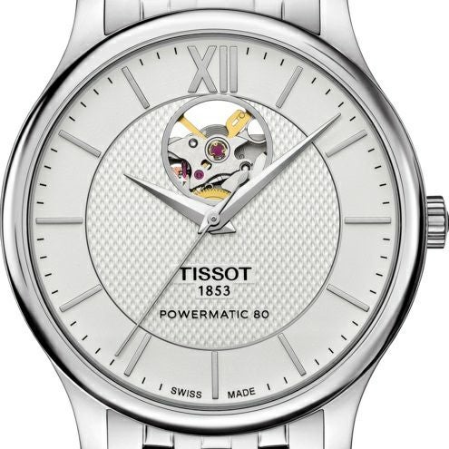 TISSOT TRADITION Automatic Open Heart ティソ トラディション オートマティック オープンハート T063.907.11.038.00