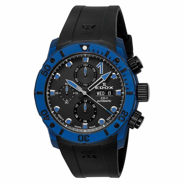 EDOX CHRONOFFSHORE-1 CARBON CHRONOGRAPH AUTOMATIC エドックス クロノオフショア1 カーボン クロノグラフ オートマチック 01125-CLNBUN-NINBU