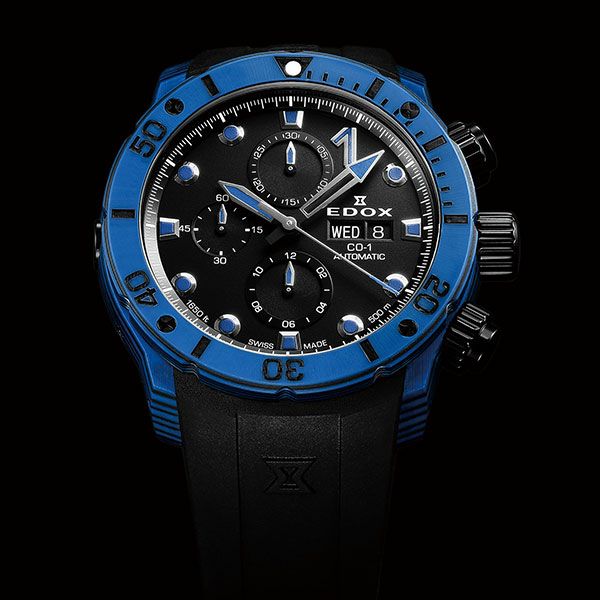 EDOX CHRONOFFSHORE-1 CARBON CHRONOGRAPH AUTOMATIC エドックス クロノオフショア1 カーボン クロノグラフ オートマチック 01125-CLNBUN-NINBU