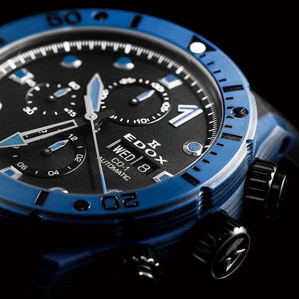 EDOX CHRONOFFSHORE-1 CARBON CHRONOGRAPH AUTOMATIC エドックス クロノオフショア1 カーボン クロノグラフ オートマチック 01125-CLNBUN-NINBU