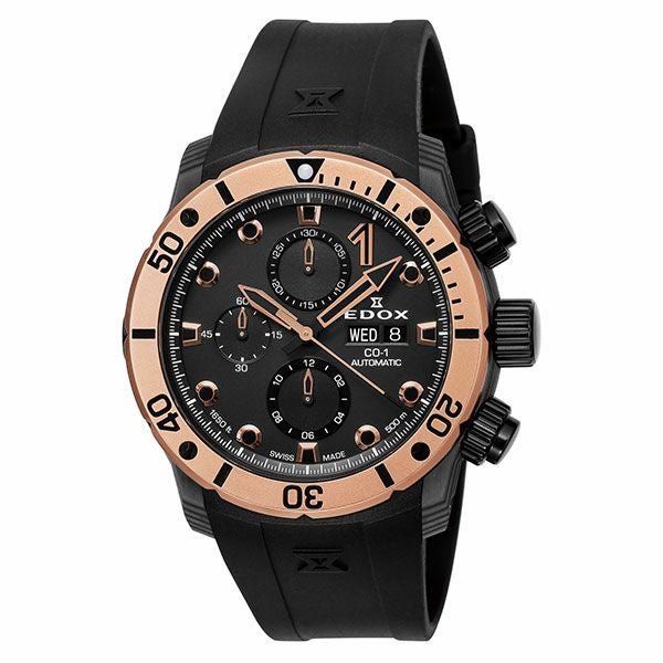 EDOX CHRONOFFSHORE-1 CARBON CHRONOGRAPH AUTOMATIC エドックス クロノオフショア1 カーボン クロノグラフ オートマチック 01125-CLN5N-NIR