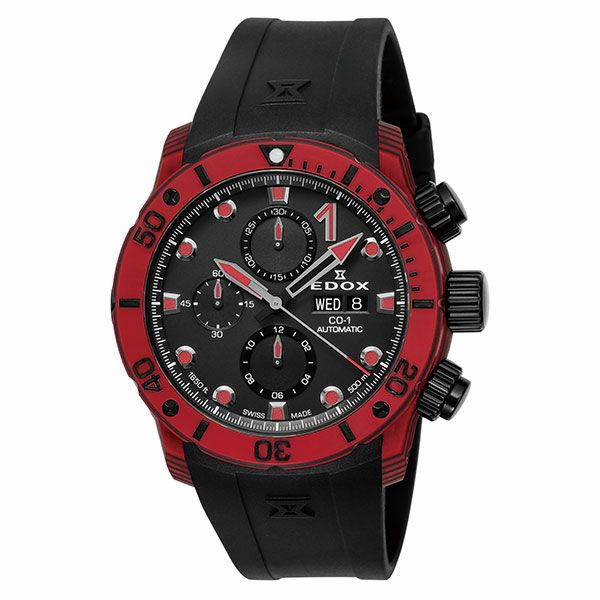EDOX CHRONOFFSHORE-1 CARBON CHRONOGRAPH AUTOMATIC エドックス クロノオフショア1 カーボン クロノグラフ オートマチック 01125-CLNRN-NINRO