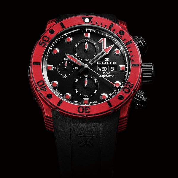 EDOX CHRONOFFSHORE-1 CARBON CHRONOGRAPH AUTOMATIC エドックス クロノオフショア1 カーボン クロノグラフ オートマチック 01125-CLNRN-NINRO