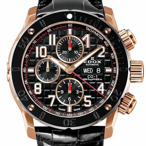 EDOX CHRONOFFSHORE-1 CHRONOGRAPH AUTOMATIC エドックス クロノオフショア1 クロノグラフ オートマティック 01122-37R-NBR8