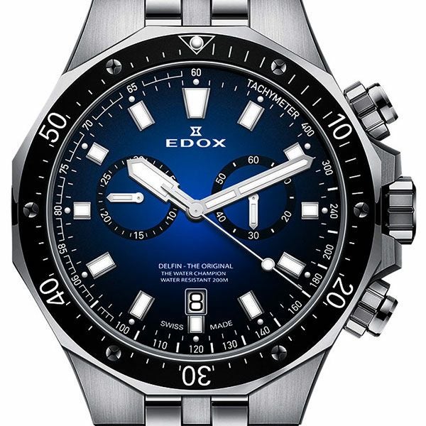 EDOX DELFIN THE ORIGINAL CHRONOGRAPH エドックス デルフィン オリジナル クロノグラフ 10109-3M-BUIN