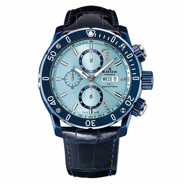 EDOX CHRONOFFSHORE-1 CHRONOGRAPH AUTOMATIC FIRMAMENT SEA TO SKY LIMITED EDITION エドックス クロノオフショア1 クロノグラフ オートマチック ファーマメント シートゥースカイ リミテッドエディション 01122-357BU8-BUIN8