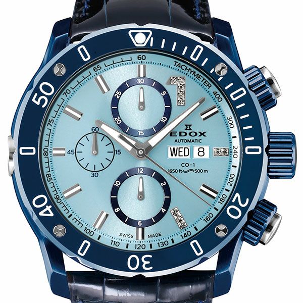 EDOX CHRONOFFSHORE-1 CHRONOGRAPH AUTOMATIC FIRMAMENT SEA TO SKY LIMITED EDITION エドックス クロノオフショア1 クロノグラフ オートマチック ファーマメント シートゥースカイ リミテッドエディション 01122-357BU8-BUIN8