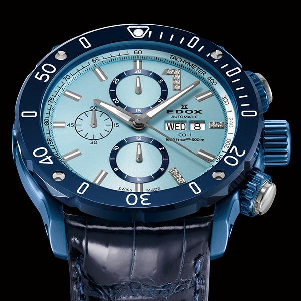 EDOX CHRONOFFSHORE-1 CHRONOGRAPH AUTOMATIC FIRMAMENT SEA TO SKY LIMITED EDITION エドックス クロノオフショア1 クロノグラフ オートマチック ファーマメント シートゥースカイ リミテッドエディション 01122-357BU8-BUIN8