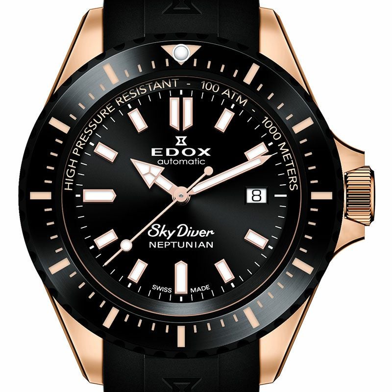 EDOX NEPTUNIAN AUTOMATIC エドックス ネプチュニアン オートマティック 80120-37RNNCA-NIR