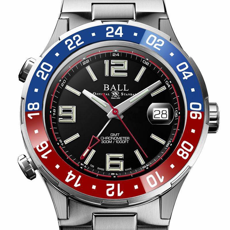 BALL WATCH ROADMASTER PILOT GMT ボール ウォッチ ロードマスター パイロット GMT DG3038A-S2CJ-BK