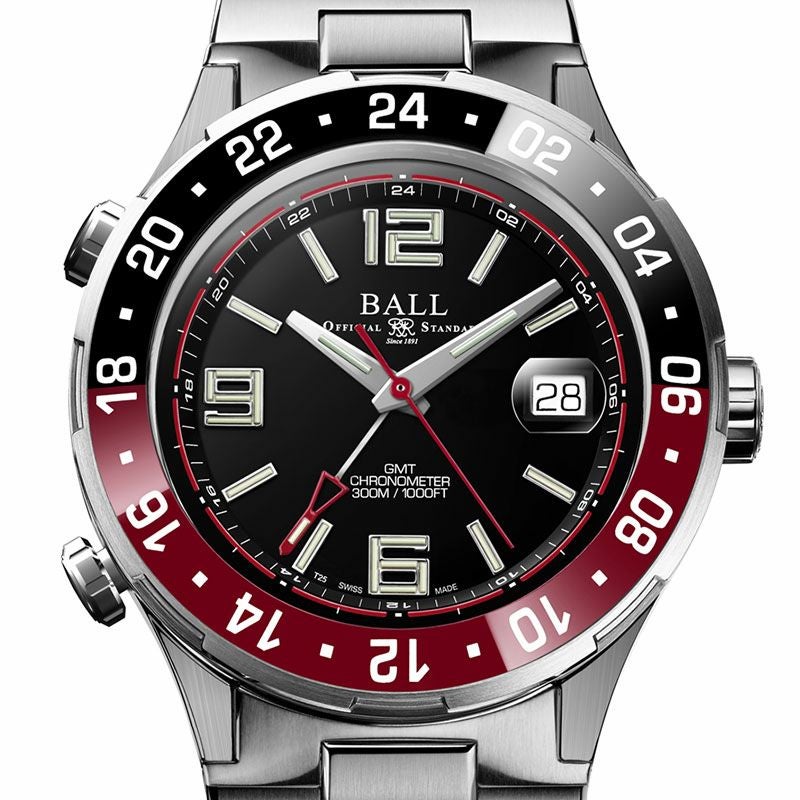 BALL WATCH ROADMASTER PILOT GMT ボール ウォッチ ロードマスター パイロット GMT DG3038A-S1CJ-BK