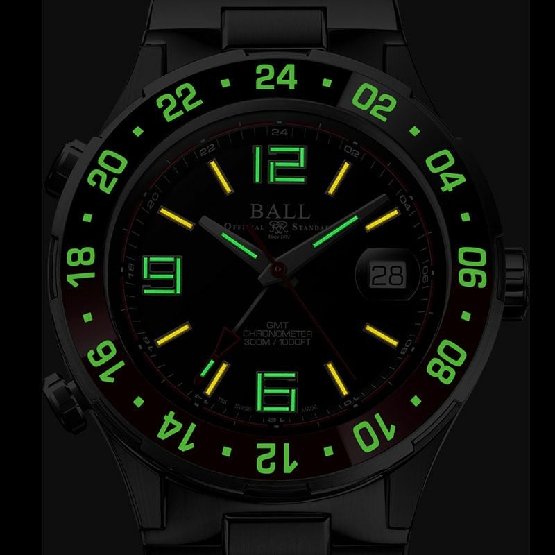 BALL WATCH ROADMASTER PILOT GMT ボール ウォッチ ロードマスター パイロット GMT DG3038A-S1CJ-BK