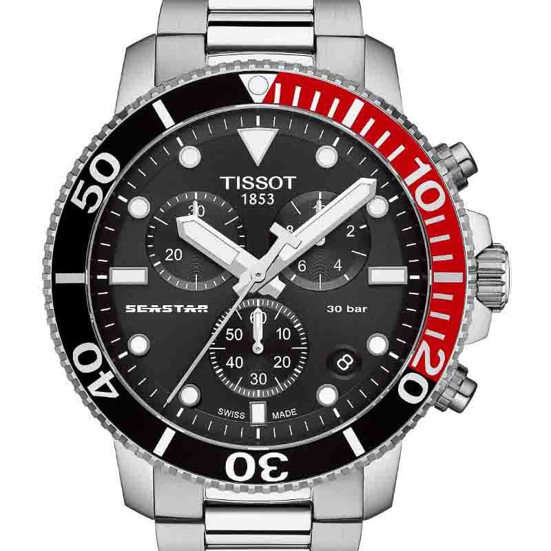 TISSOT SEASTAR 1000 QUARTZ CHRONOGRAPH ティソ シースター 1000 クォーツ クロノグラフ T120.417.11.051.01