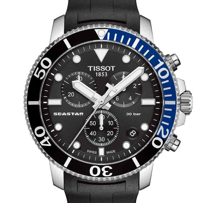 TISSOT SEASTAR 1000 QUARTZ CHRONOGRAPH ティソ シースター 1000 クォーツ クロノグラフ T120.417.17.051.02