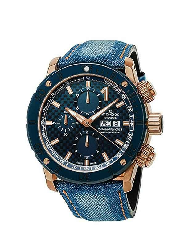 EDOX CHRONOFFSHORE-1 CHRONOGRAPH AUTOMATIC エドックス クロノオフショア1 クロノグラフ オートマティック 01122-37RBU3-BUIR3-D