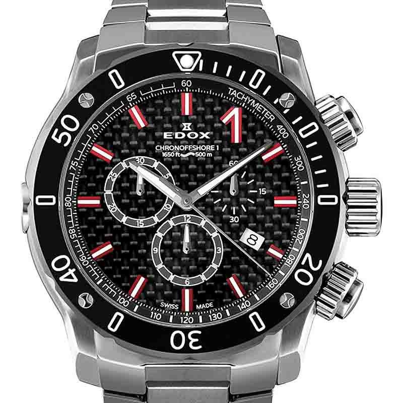 EDOX CHRONOFFSHORE-1 CHRONOGRAPH エドックス クロノオフショア1 クロノグラフ 10221-3M-NIRO2