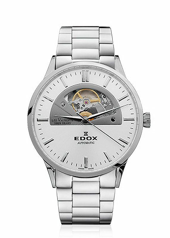 EDOX LES VAUBERTS OPEN HEART AUTOMATIC エドックス レ・ヴォベール オープンハート オートマチック 85014-3M-AIN