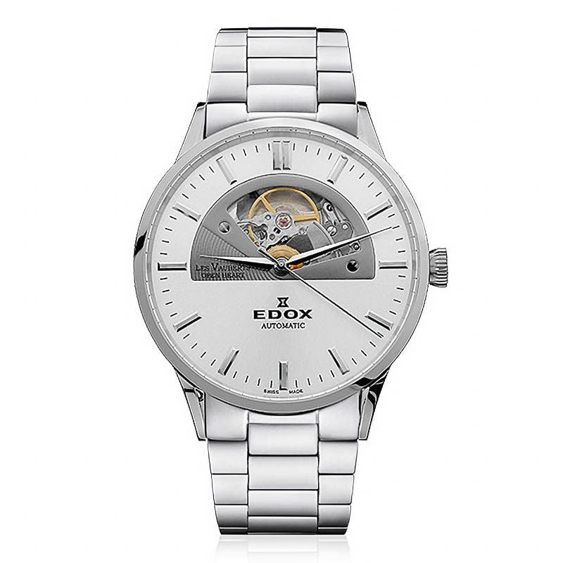 EDOX LES VAUBERTS OPEN HEART AUTOMATIC エドックス レ・ヴォベール オープンハート オートマチック 85014-3M-AIN