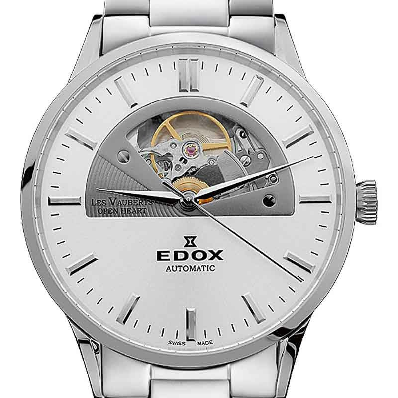 EDOX LES VAUBERTS OPEN HEART AUTOMATIC エドックス レ・ヴォベール オープンハート オートマチック 85014-3M-AIN