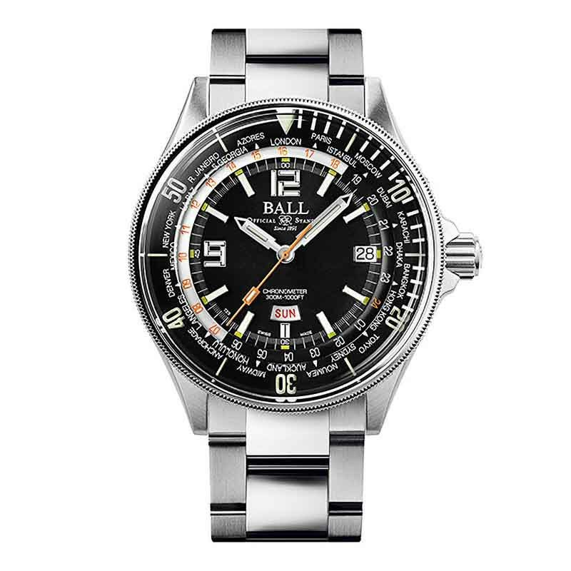 BALL WATCH DIVER WORLD TIME ボール ウォッチ ダイバー ワールドタイム DG2232A-SCJ-BK