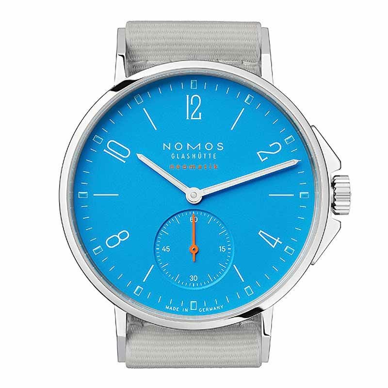 NOMOS GLASHUETTE Ahoi Neomatik Signalblau ノモス グラスヒュッテ アホイ ネオマティック シグナルブルー AH130011SB2